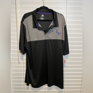 MLB‎ Colorado Rockies Polo Shirt - NWT - Size XXL